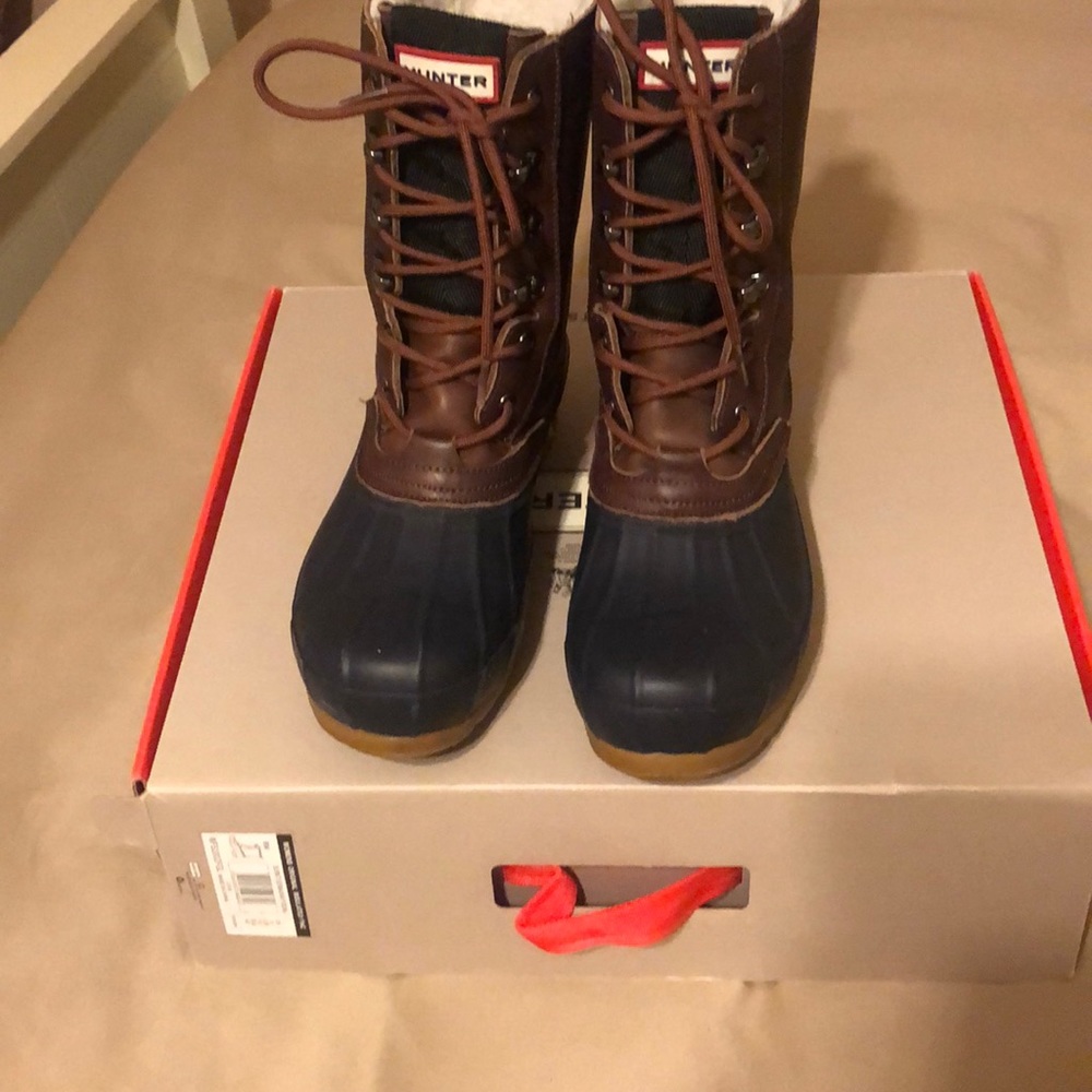 Hunter Sienna Navy Rain Boots